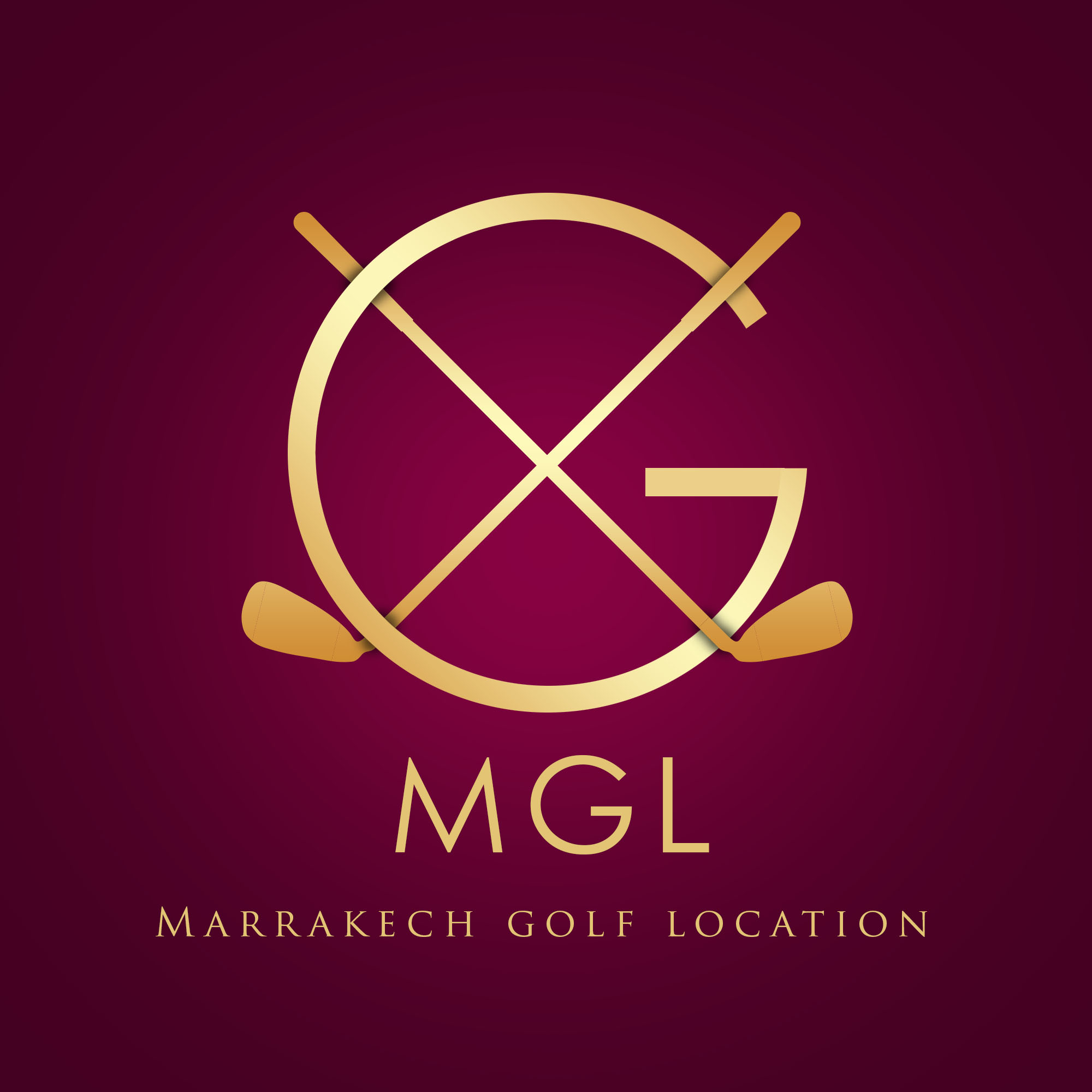 Logo de Marrakech golf location.