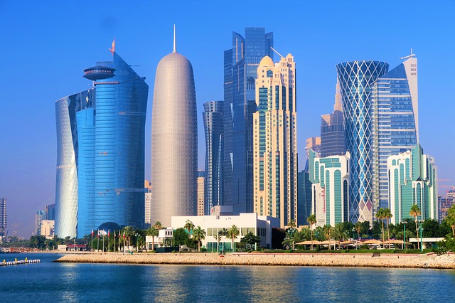Gratte-ciel au Qatar